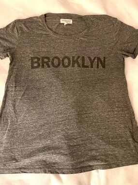 Textile Elizabeth And James Brooklyn Gray T Shirt Tee - Olsen Twins The Row